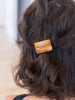 Rectangle Cuff Hair Tie Elastic in Amber