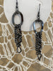 Sassy Black Chain Earrings-Shop-Womens-Boutique-Clothing