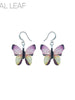 Shimmer Butterfly Dangle Earrings-Shop-Womens-Boutique-Clothing