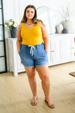 The Basics Reversible Longline Tank in Mustard