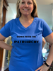 Blue Down with the Patriarchy Graphic Tee