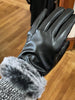 Vegan Leather with Faux Fur Gloves-Shop-Womens-Boutique-Clothing