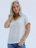 Willow Spotted Gray Top-Shop-Womens-Boutique-Clothing