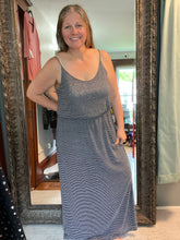 Navy Stripe Maxi Dress