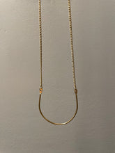 Gold U Long Necklace
