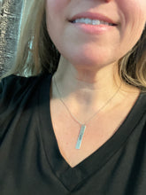 Faith Silver Bar Necklace