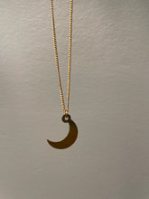 Gold Crescent Moon Necklace