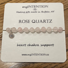Gemstone Bracelet by My Intention in Rose Quartz
