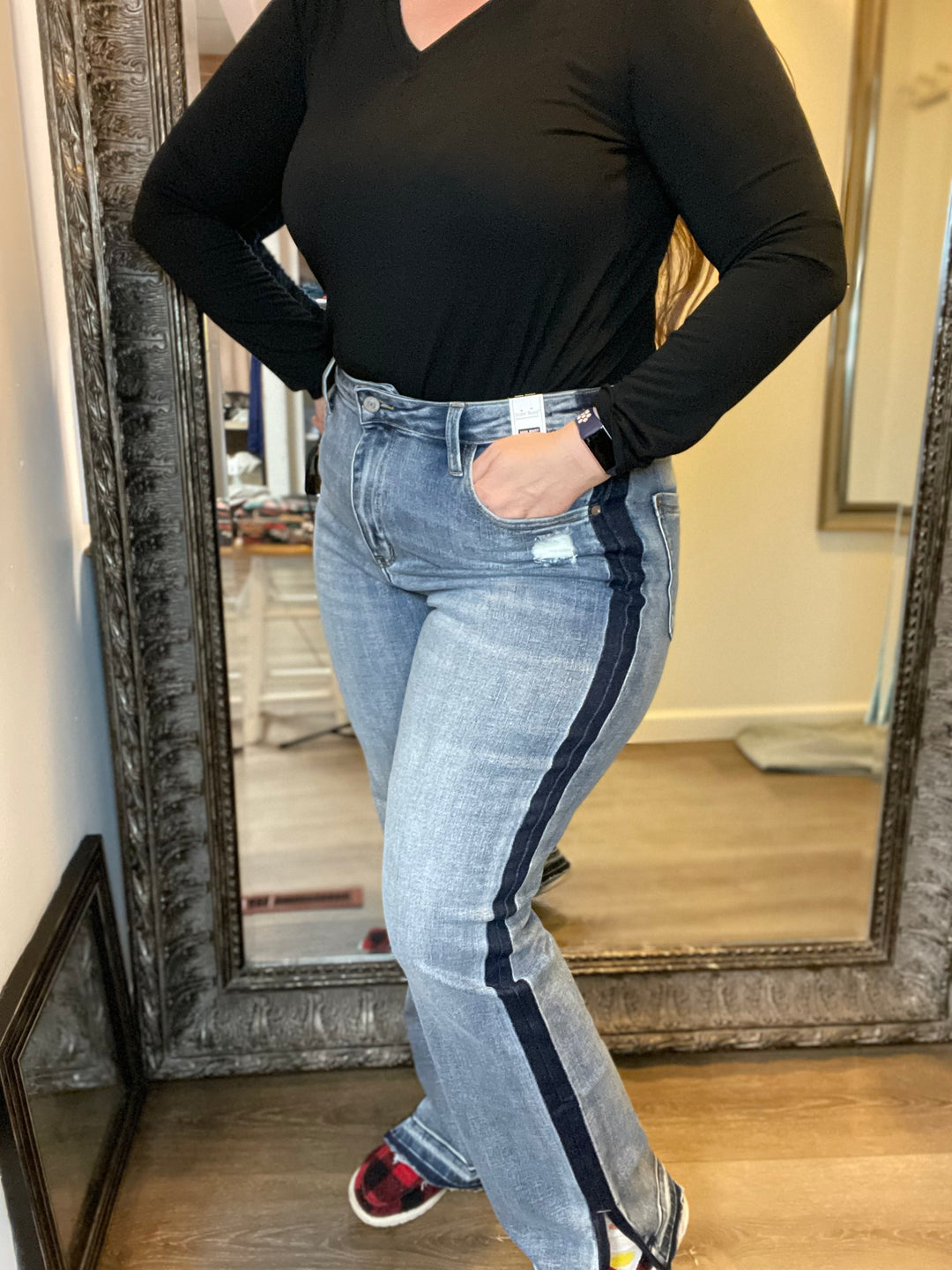 Mara Side Stripe Judy Blue Jeans
