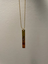 Faith Gold Bar Necklace
