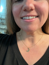 Gold Crescent Moon Necklace